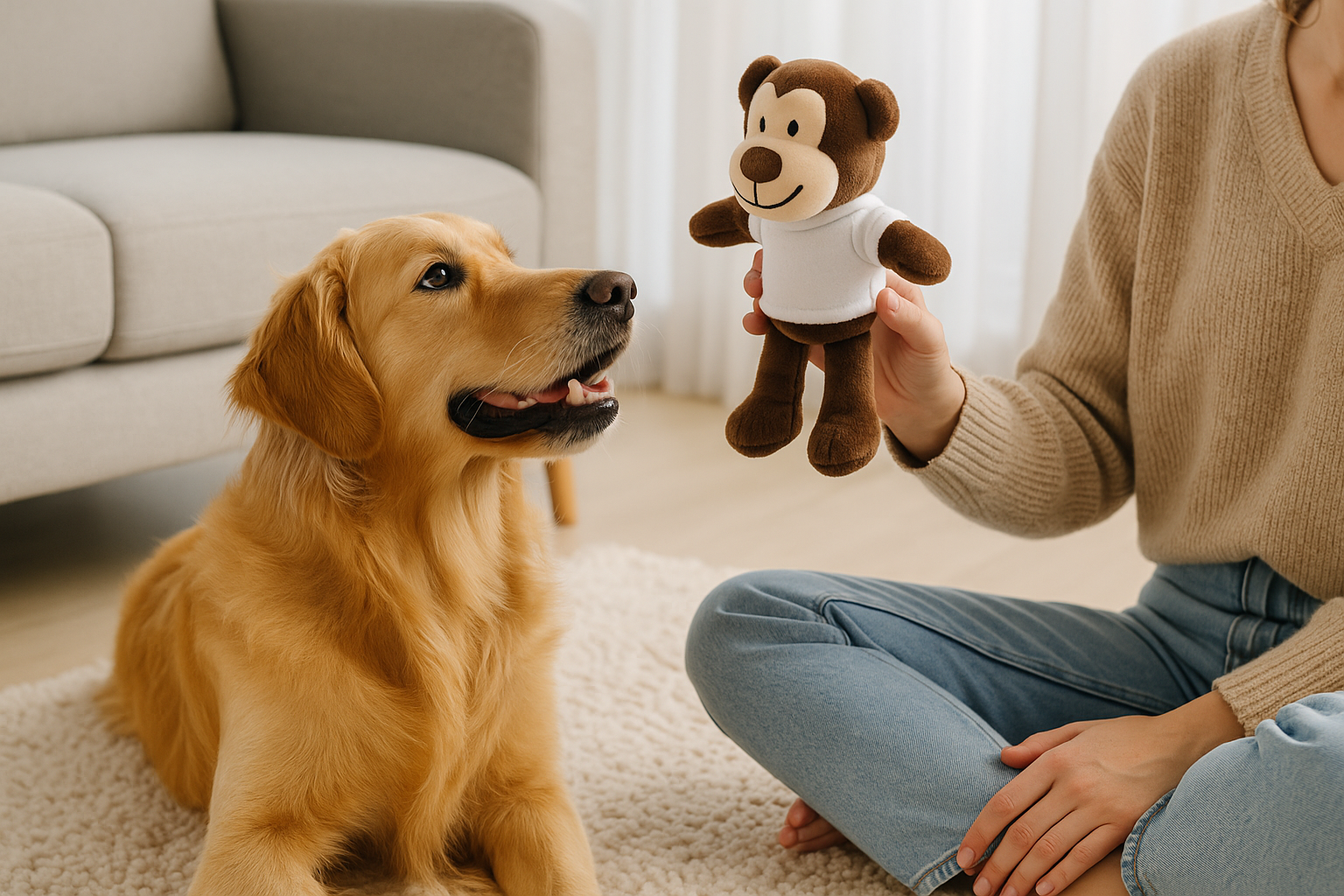 Playful_Moment_with_Plush_Monkey